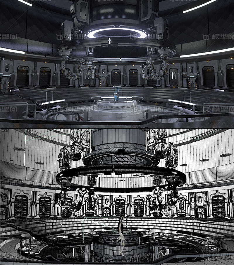 C4D 科幻场景模型-科幻场景模型库-Cinema 4D(.c4d)模型下载-cg模型网