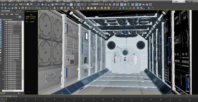 中国空间站 空间站太空舱模型-宇宙飞船模型库-3ds Max(.max)模型下载-cg模型网