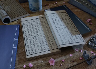 古书翻页动画场景 古书模型-古代场景模型库-3ds Max(.max)模型下载-cg模型网