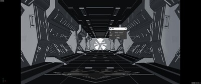 科技隧道 通道模型-科幻建筑模型库-Cinema 4D(.c4d)模型下载-cg模型网