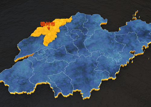 fbx)山东省滨州市三维3d地图模型￥26cinema 4d(.c4d),fbx(.