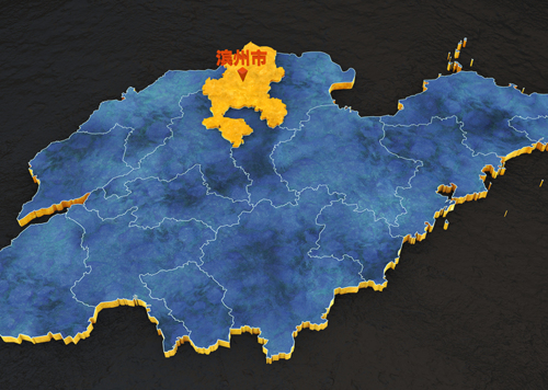 山东省滨州市三维3d地图模型