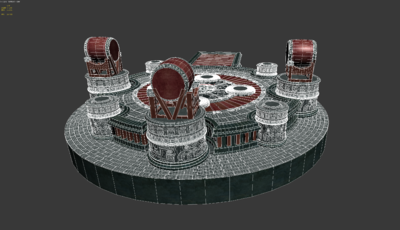 3转2写实场景模型 战斗平台模型-古代场景模型库-3ds Max(.max)模型下载-cg模型网