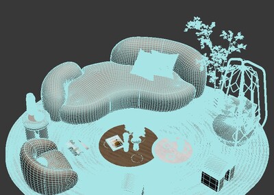 客厅 沙发模型-客厅模型库-3ds Max(.max)模型下载-cg模型网