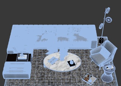 客厅 沙发 茶几 家具组合 家装模型-客厅模型库-3ds Max(.max)模型下载-cg模型网