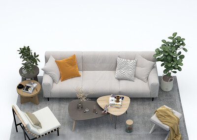 客厅 沙发模型-客厅模型库-3ds Max(.max)模型下载-cg模型网