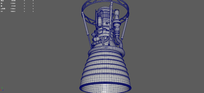 火箭引擎 火箭发动机模型-其他航天设施模型库-FBX(.fbx)模型下载-cg模型网