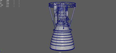 火箭引擎 火箭发动机模型-其他航天设施模型库-FBX(.fbx)模型下载-cg模型网
