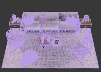 客厅 沙发模型-客厅模型库-3ds Max(.max)模型下载-cg模型网