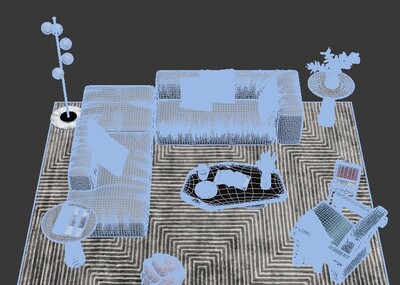 客厅 沙发模型-客厅模型库-3ds Max(.max)模型下载-cg模型网