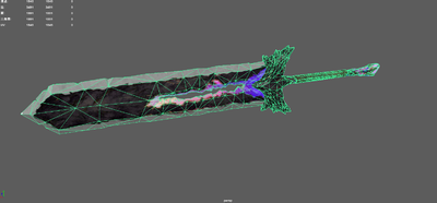 次时代宝剑 火剑 巨剑 神兵利器 武器 兵器 魔剑 冷兵器 模型-冷兵器模型库-FBX(.fbx)模型下载-cg模型网