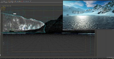 雪山 冰山动画场景模型-自然场景模型库-3ds Max(.max)模型下载-cg模型网
