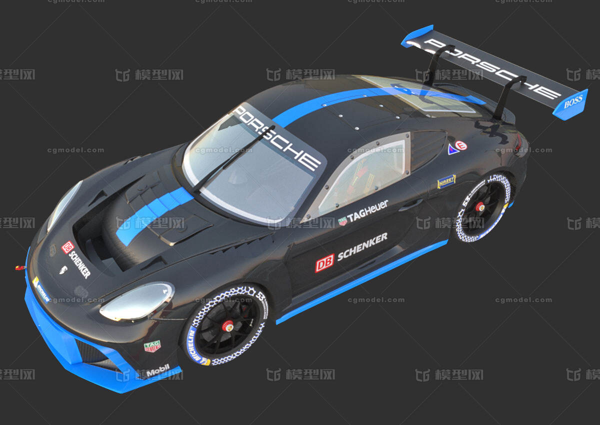 PBR材质 跑车模型-赛车/跑车模型库-FBX(.fbx)模型下载-cg模型网