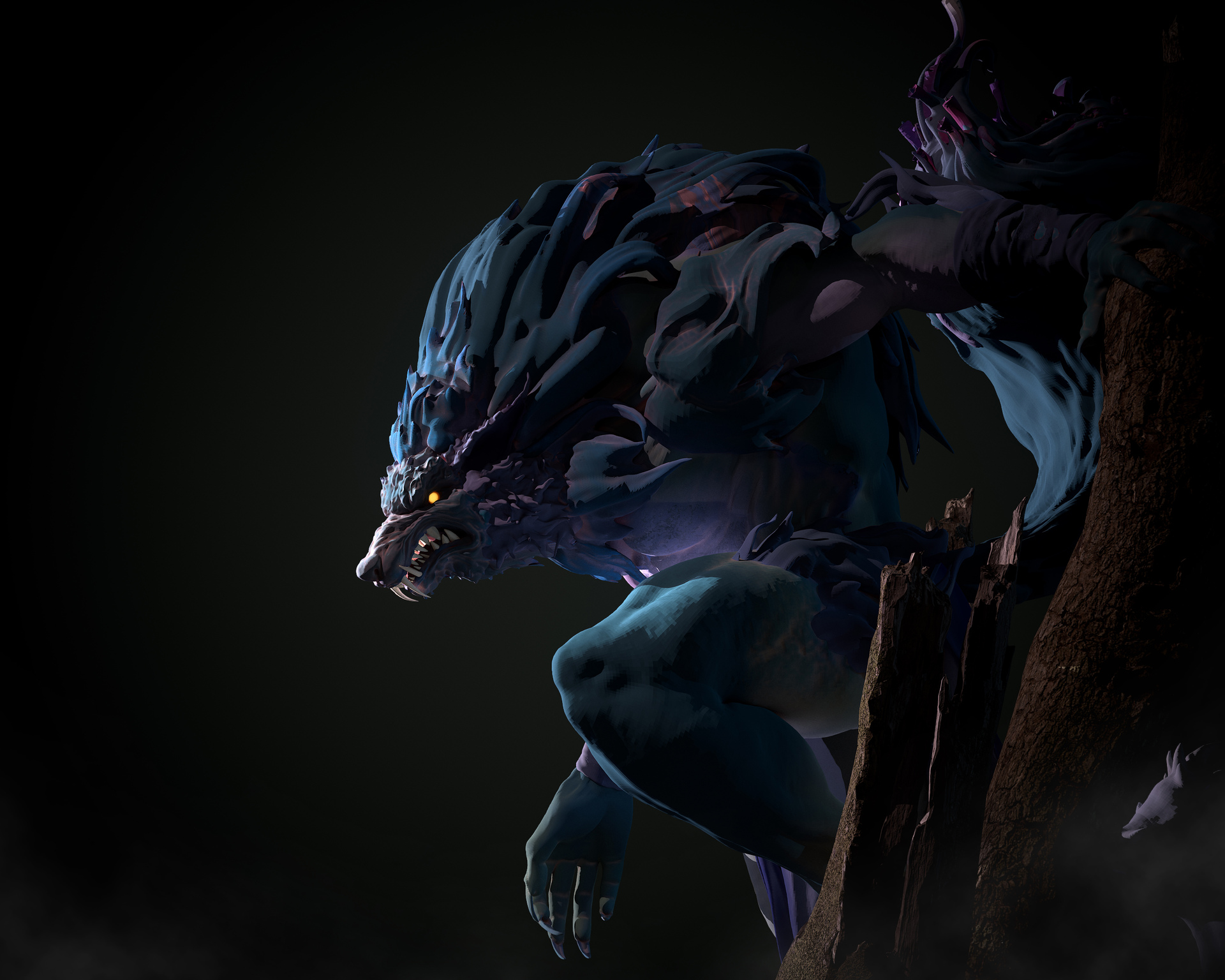 狼人:Lingen模型 角色/人物/生物 作品模型 CG模型网