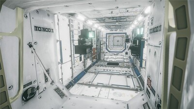 空间站舱内场景 太空舱模型-其他航天设施模型库-Unity模型下载-cg模型网