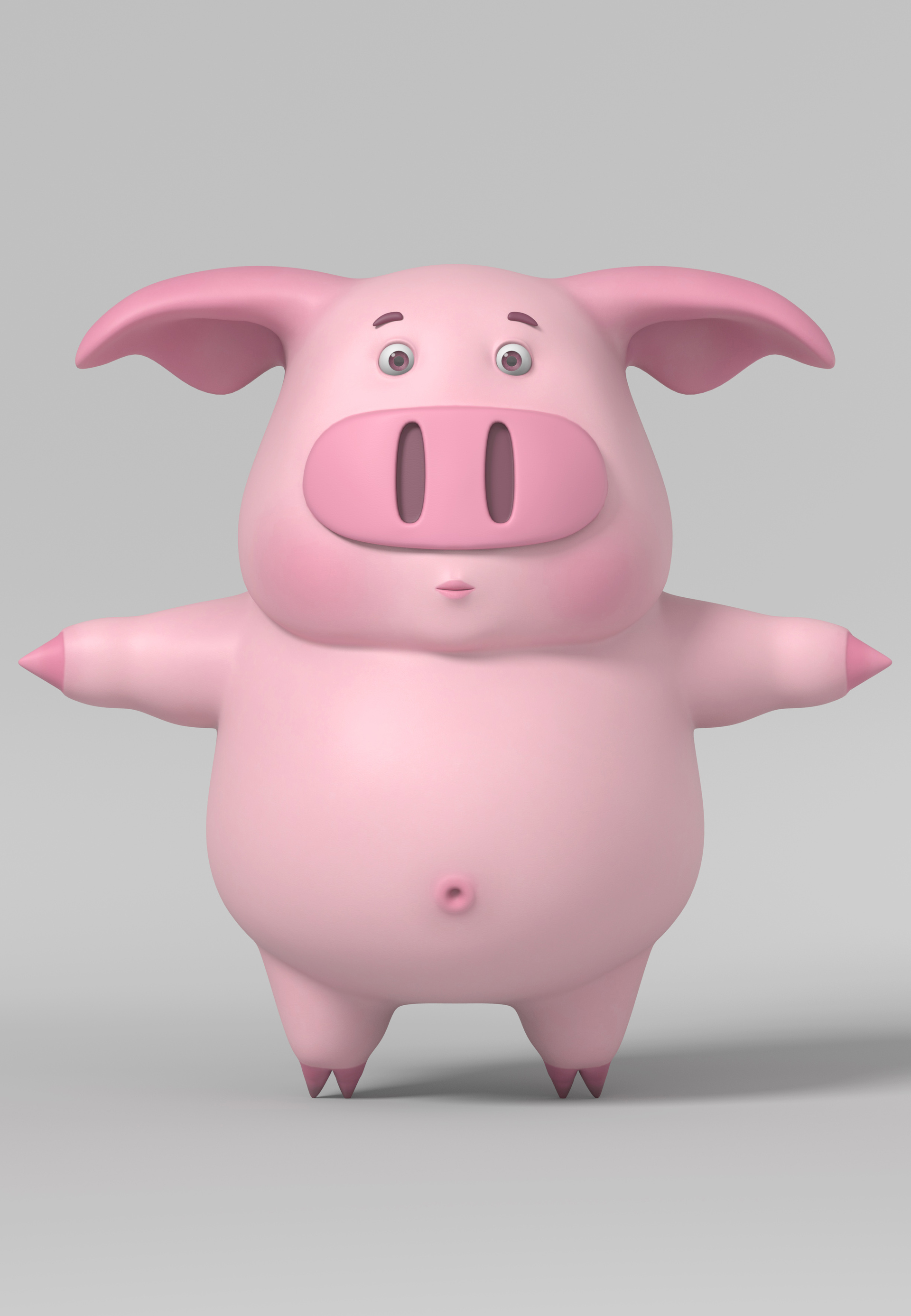 IP猪模型 - 角色/人物/生物 - 作品模型 - CG模型网