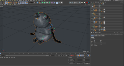 卡通IP 卡通鱼模型-鱼类模型库-Cinema 4D(.c4d)模型下载-cg模型网