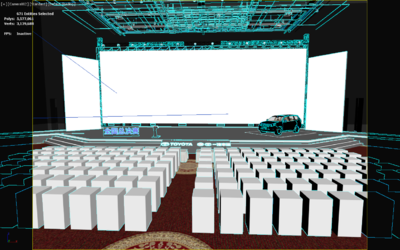 车展舞台 舞台设计 科技展舞台模型-交通工具模型库-3ds Max(.max)模型下载-cg模型网
