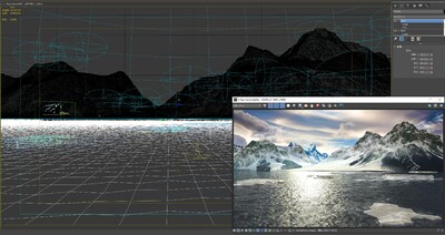 写实雪山湖水冰山动画场景 雪山场景模型-自然场景模型库-3ds Max(.max)模型下载-cg模型网