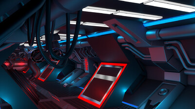 科幻走廊场景 科技走廊模型-科幻场景模型库-3D Studio(.3ds)模型下载-cg模型网