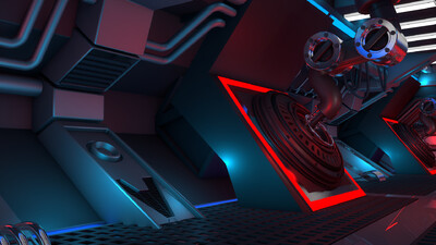 科幻走廊场景 科技走廊模型-科幻场景模型库-3D Studio(.3ds)模型下载-cg模型网