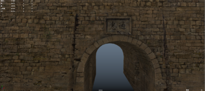 城墙 城门楼模型-历史建筑模型库-Maya(.ma/.mb)模型下载-cg模型网