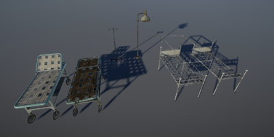 PBR 次世代模型模型-场景部件模型库-3ds Max(.max)模型下载-cg模型网