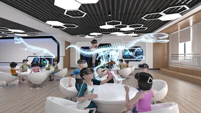 VR教室 5G未来课堂模型-现代场景模型库-3ds Max(.max)模型下载-cg模型网