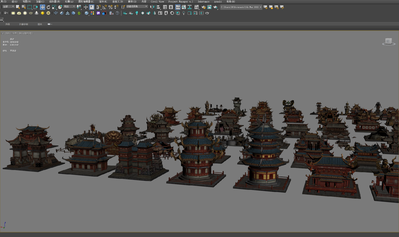 古风建筑 古代建筑房子模型-历史建筑模型库-Unreal Engine模型下载-cg模型网