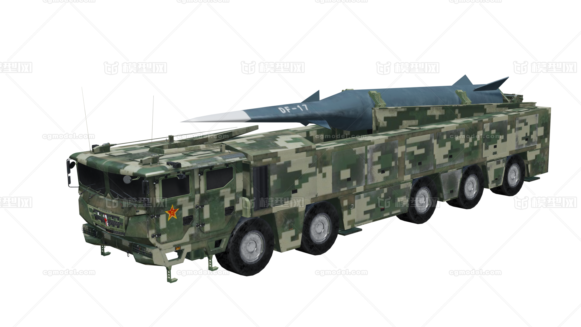 DF17 DF-17模型-其他模型库-3ds Max(.max)模型下载-cg模型网