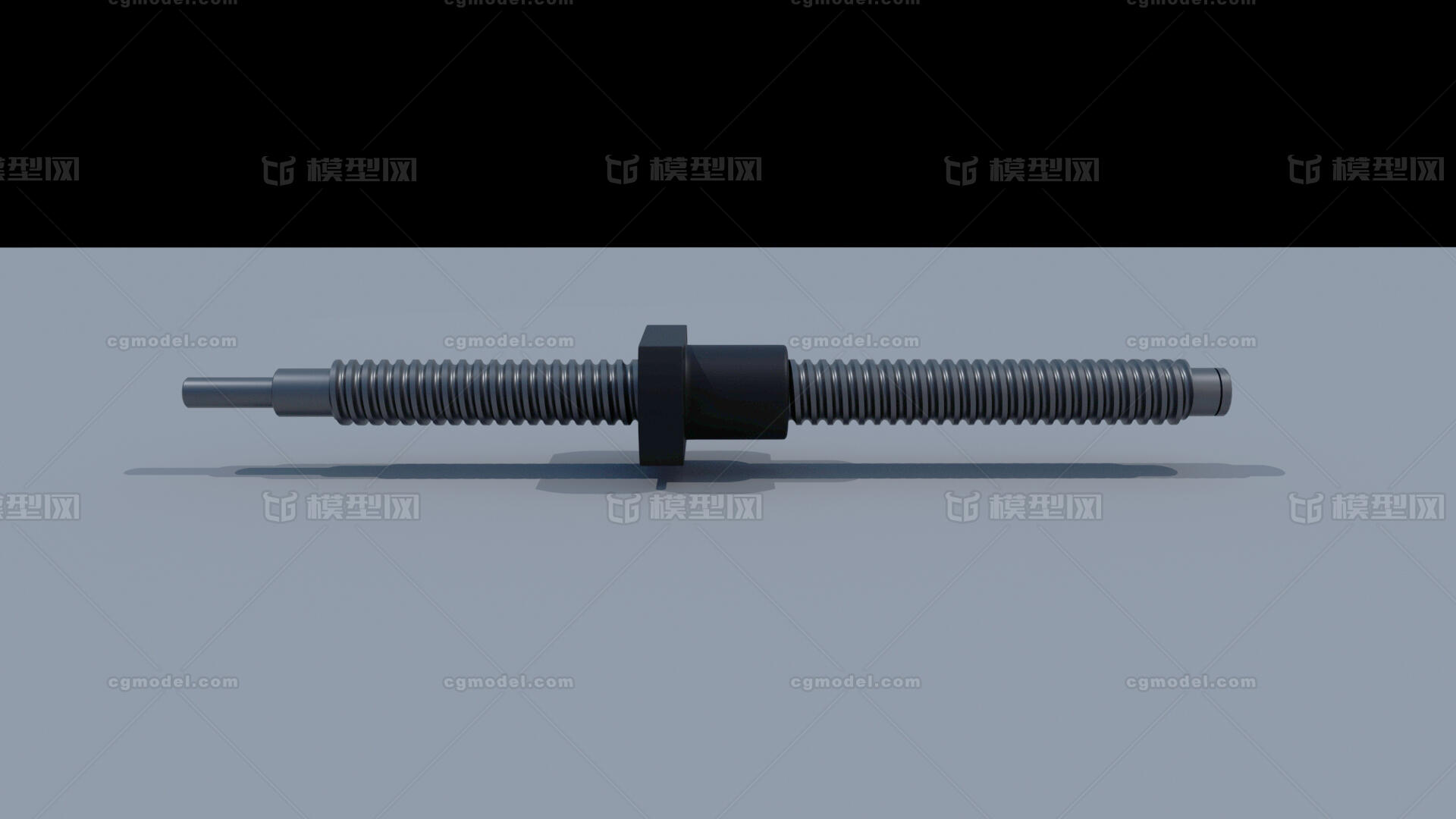 工业动画用滚珠丝杆模型-工业设备模型库-Maya(.ma/.mb)模型下载-cg模型网