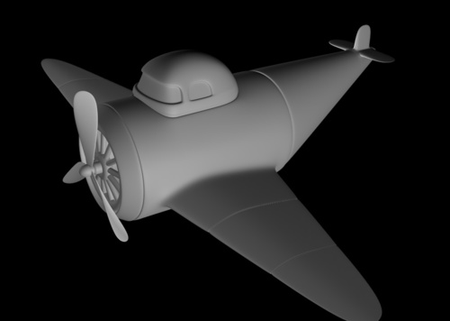自学小飞机模型展示