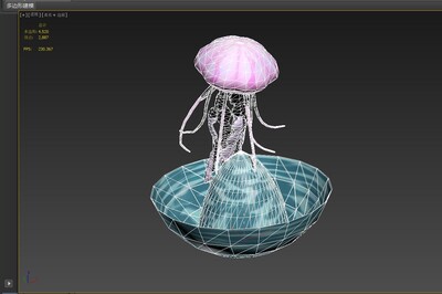 卡通水母 带动画模型-鱼类模型库-FBX(.fbx)模型下载-cg模型网