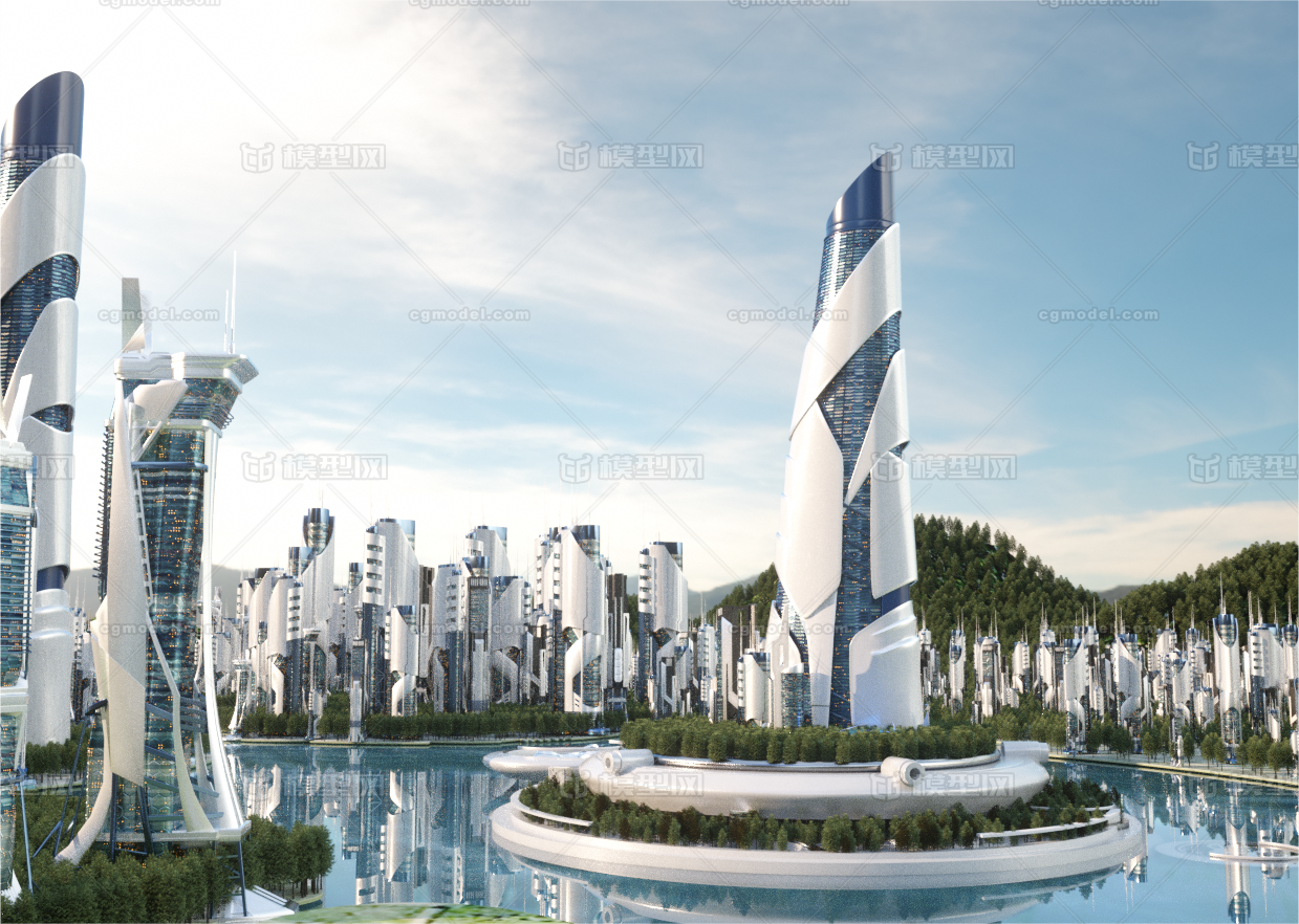 C4D OC模型-科幻场景模型库-Cinema 4D(.c4d)模型下载-cg模型网