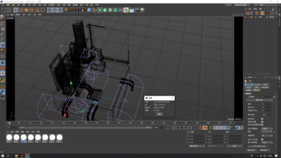 科技空间 科幻未来建筑模型-广告场景模型库-Cinema 4D(.c4d)模型下载-cg模型网