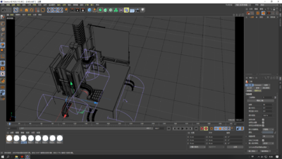 科技空间 科幻未来建筑模型-广告场景模型库-Cinema 4D(.c4d)模型下载-cg模型网