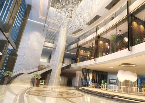 酒店大厅 酒店大堂模型-现代场景模型库-3ds Max(.max)模型下载-cg模型网