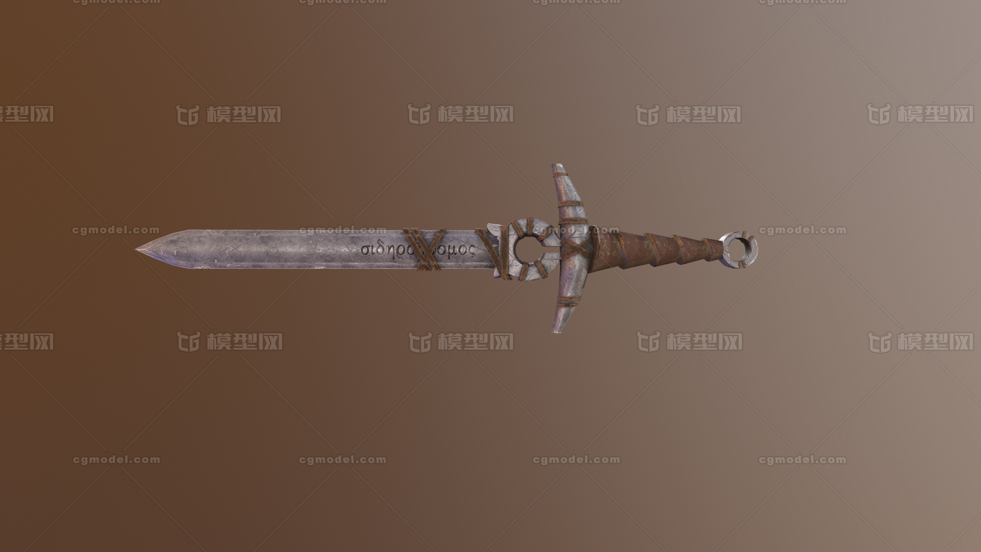 PBR 石剑模型-冷兵器模型库-3ds Max(.max)模型下载-cg模型网