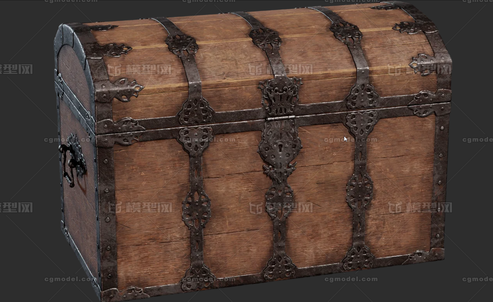 PBR材质木宝箱模型模型-其他模型库-3ds Max(.max)模型下载-cg模型网