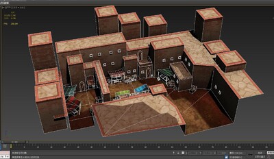 卡通 低模模型-古代场景模型库-FBX(.fbx)模型下载-cg模型网