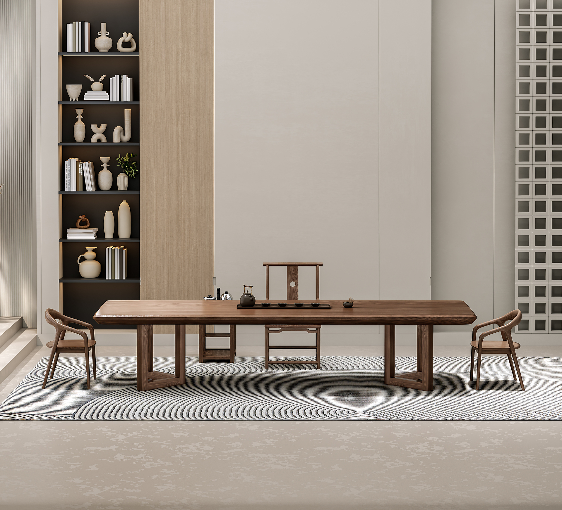 侘寂风茶室模型 - 工业/产品/道具 - 作品模型 - CG模型网