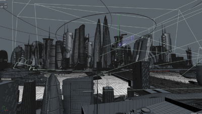 C4D 高端科技城市模型-科幻场景模型库-Cinema 4D(.c4d)模型下载-cg模型网