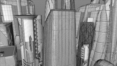 C4D 高端科技城市模型-科幻场景模型库-Cinema 4D(.c4d)模型下载-cg模型网