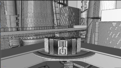 C4D 高端科技城市模型-科幻场景模型库-Cinema 4D(.c4d)模型下载-cg模型网