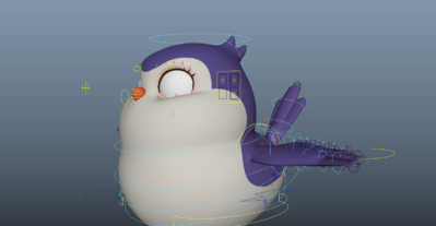 小鸟 bird模型-飞禽模型库-Maya(.ma/.mb)模型下载-cg模型网