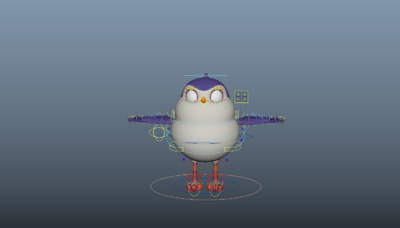 小鸟 bird模型-飞禽模型库-Maya(.ma/.mb)模型下载-cg模型网