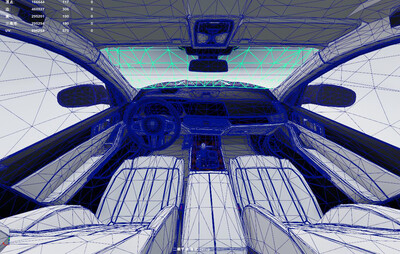 2023款德系X7轿车汽车SUV 可开门模型-轿车模型库-Maya(.ma/.mb)模型下载-cg模型网