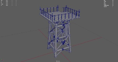 瞭望塔 瞭望台模型-古代场景模型库-3ds Max(.max)模型下载-cg模型网