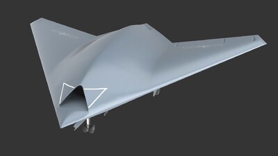 攻击11无人机 攻11模型-无人机模型库-3ds Max(.max)模型下载-cg模型网