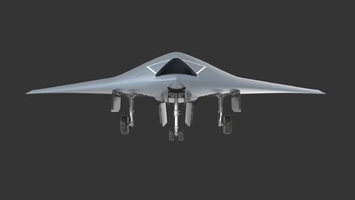 攻击11无人机 攻11模型-无人机模型库-3ds Max(.max)模型下载-cg模型网